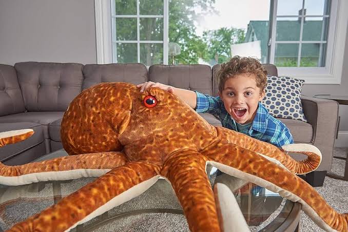 Wild Republic Cuddlekins Jumbo Octopus