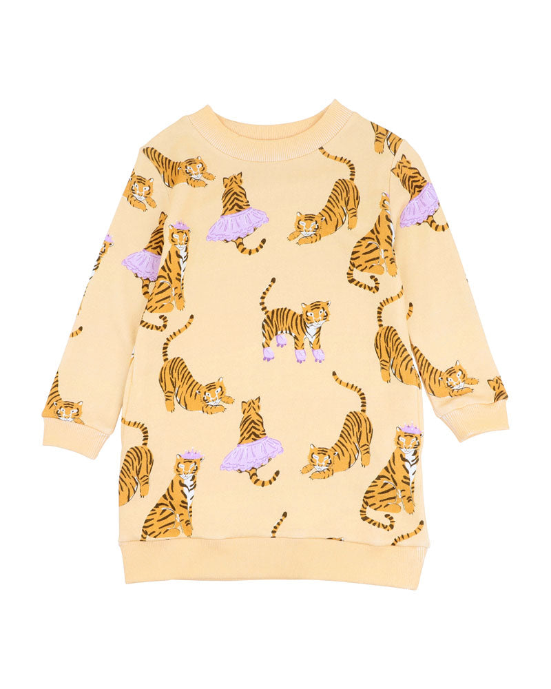 Fox & Finch Tutu Tigers Sweater Dress