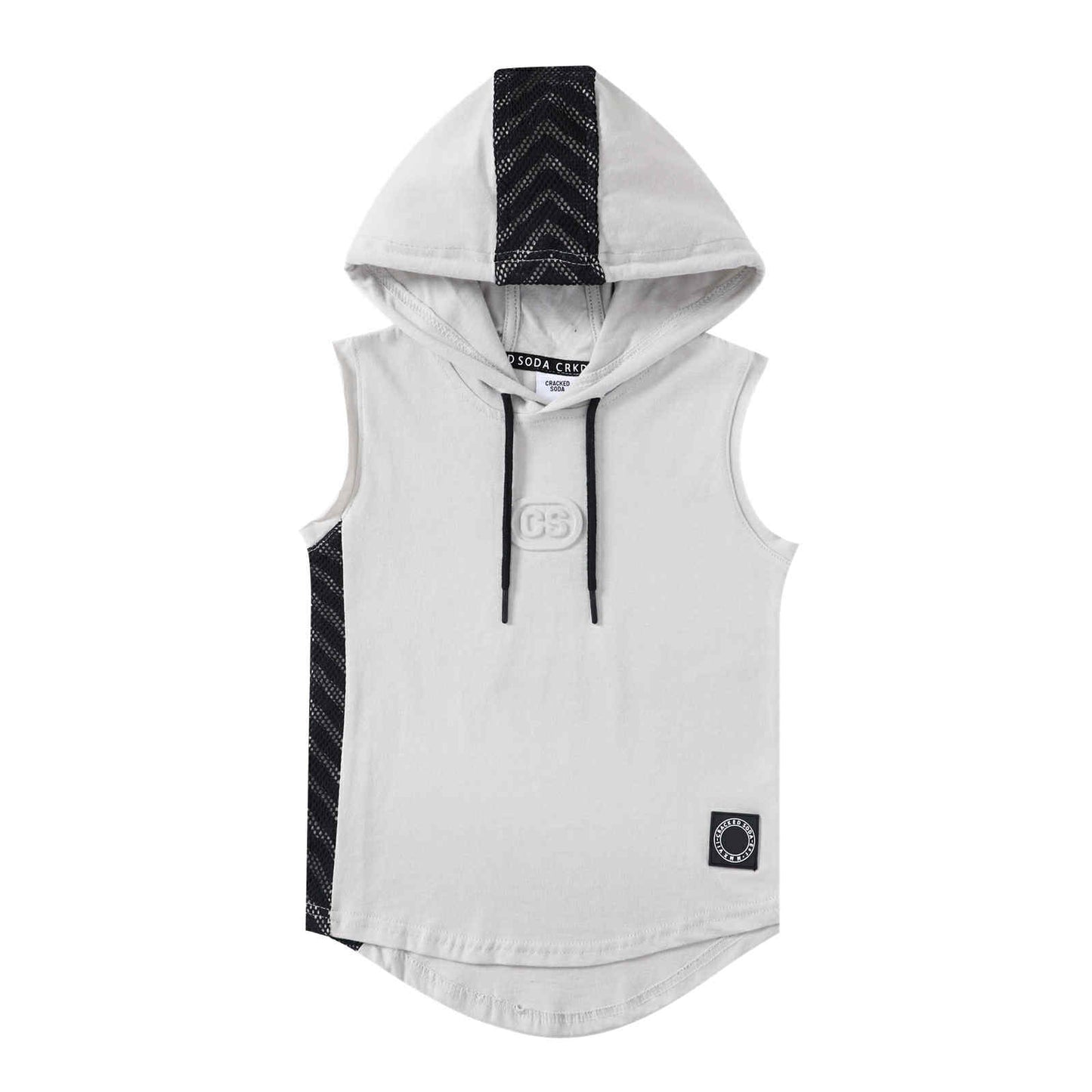 Cracked Soda Bodhi Hooded Tank Oat