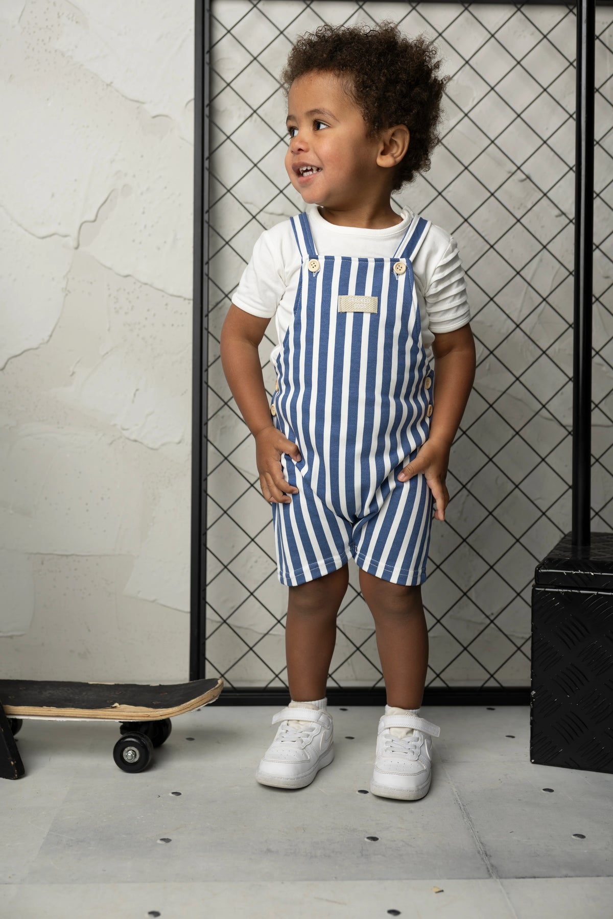 Cracked Soda Max Overall Set Blue