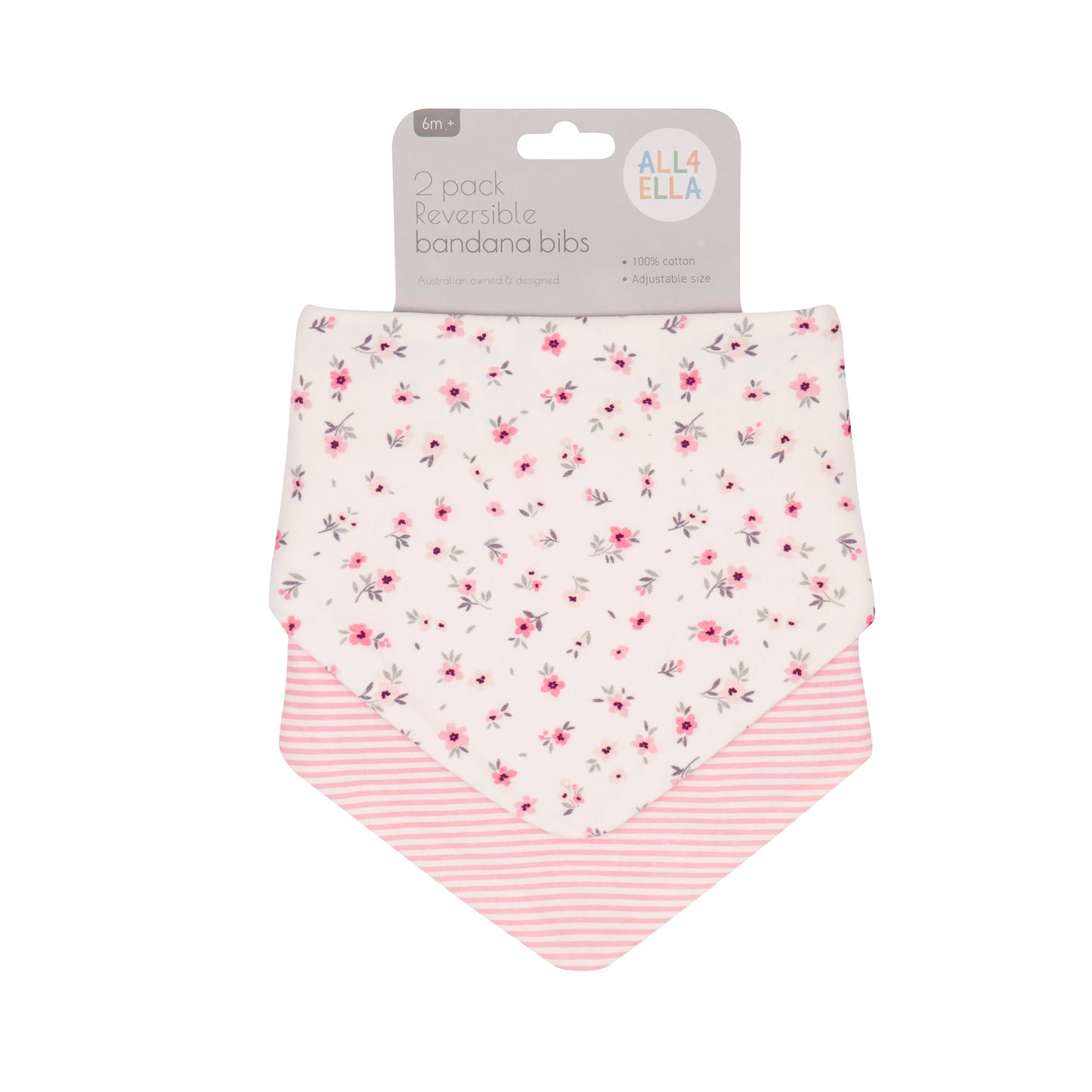 All 4 Ella Bandana Bibs 2 Pack – Various