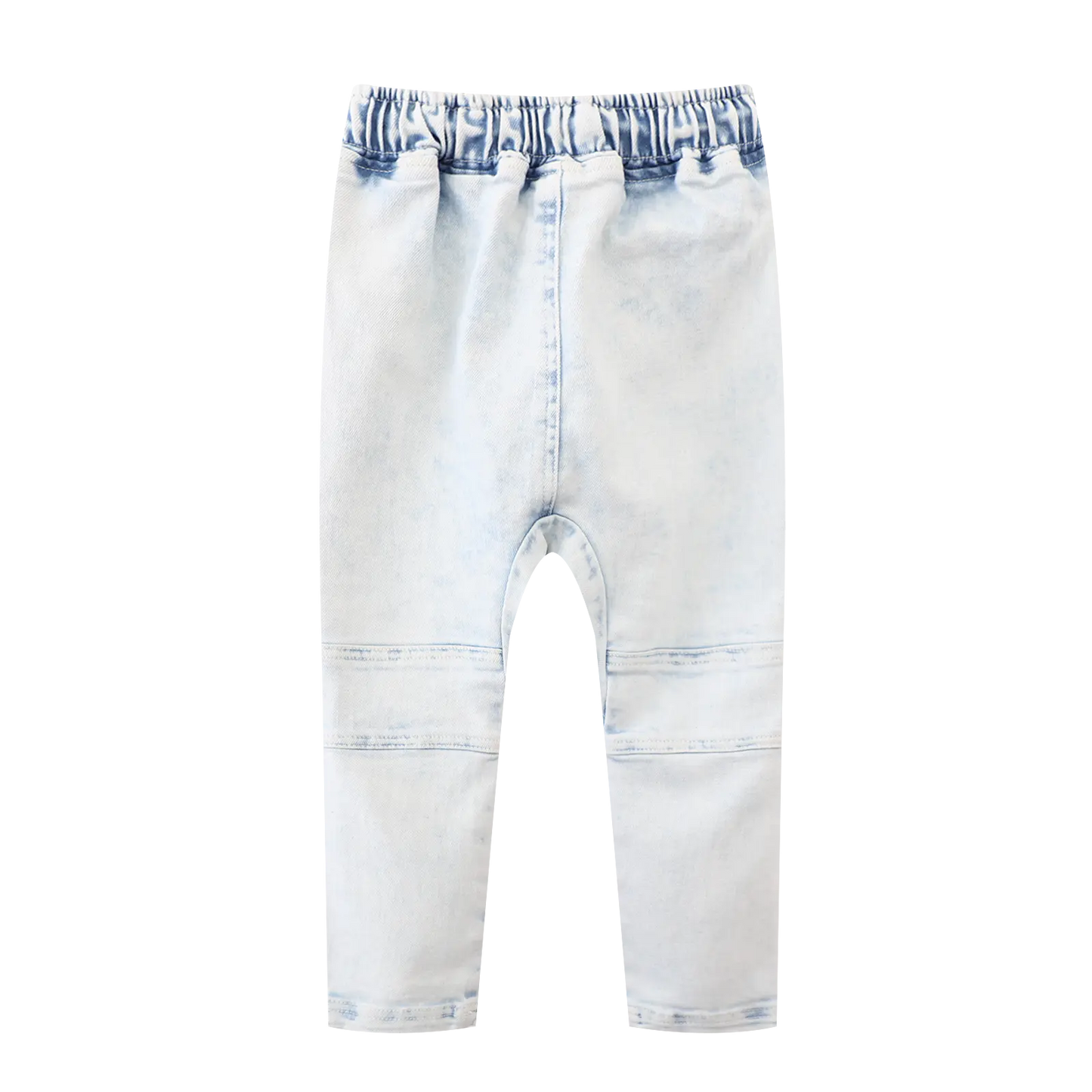 Cracked Soda Mateo Embossed Denim Jeans Blue