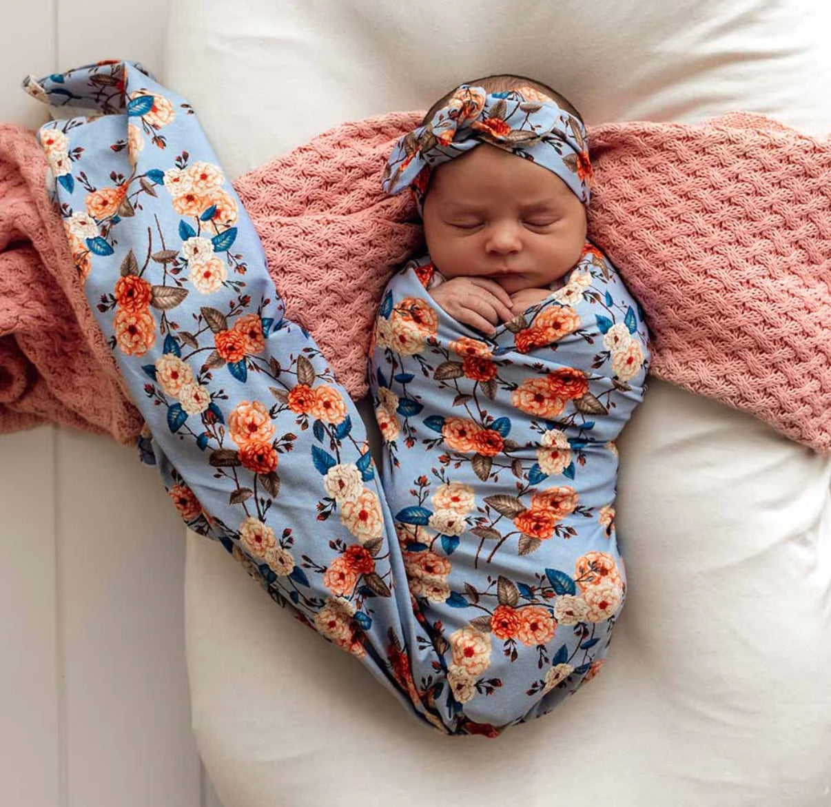 Snuggle Hunny Wrap & Topknot Set – Various