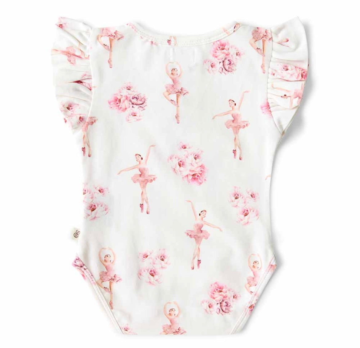 Snuggle Hunny Ballerina Short Sleeve Bodysuit
