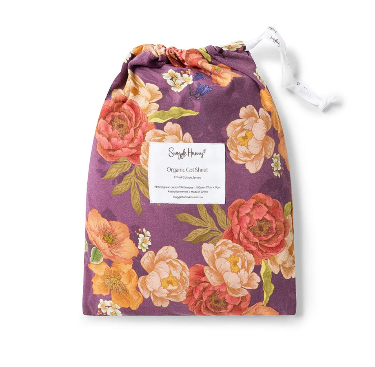 Snuggle Hunny Fitted Cot Sheet Sienna