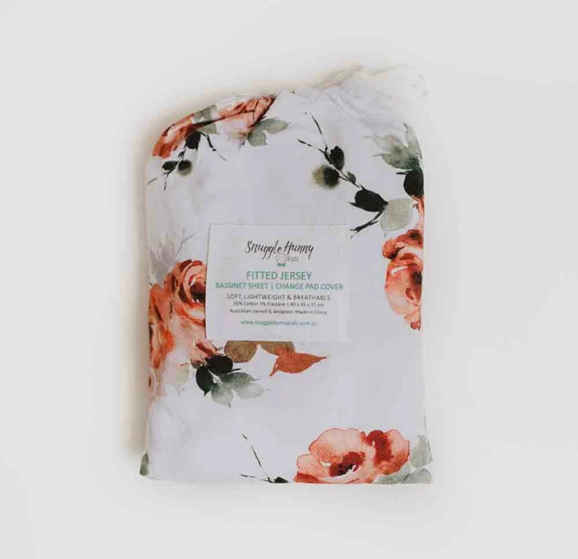 Snuggle Hunny Rosebud Bassinet / Change Pad Cover