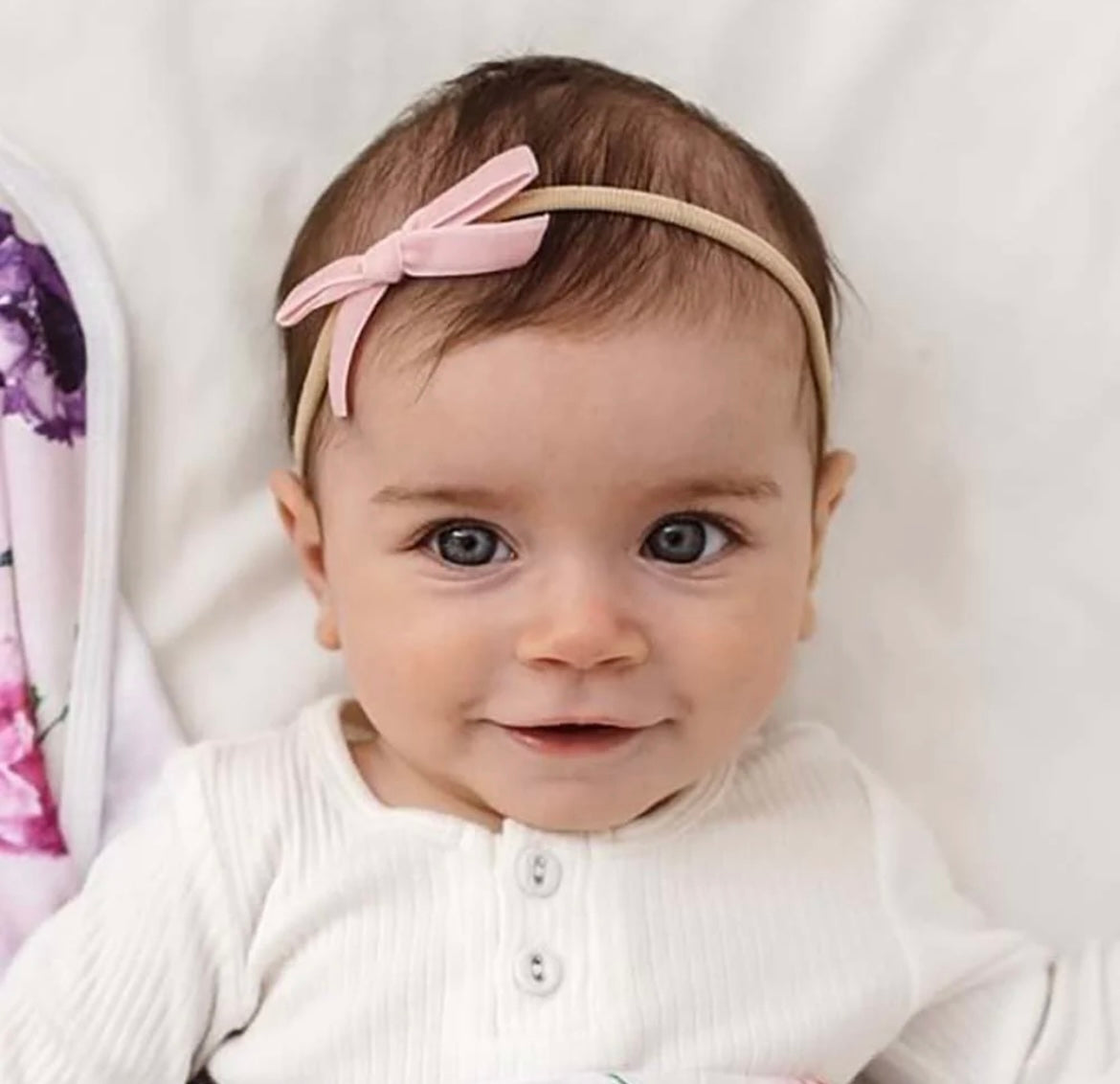 Snuggle Hunny Velvet Hair Bow Headband – Various Colours