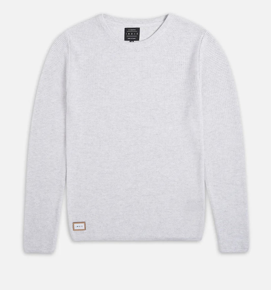 Indie Kids Richland Knit Ice Grey Marle