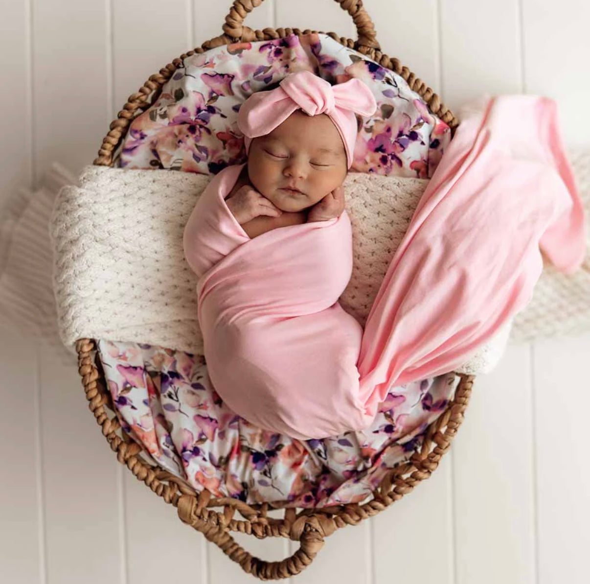 Snuggle Hunny Wrap & Topknot Set – Various