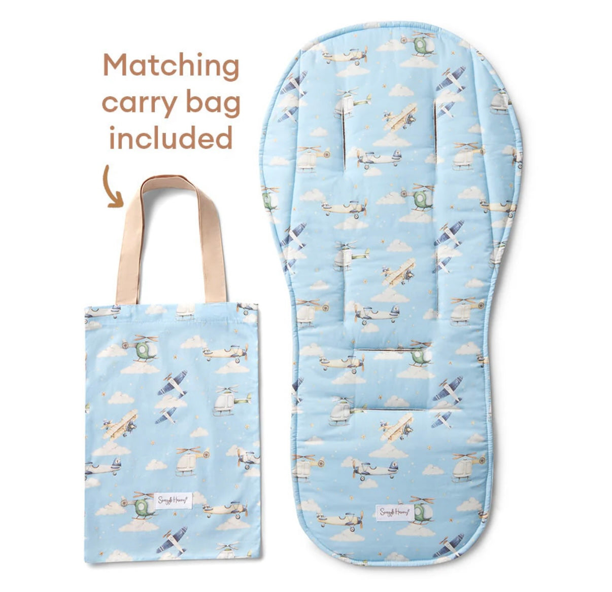 Snuggle Hunny Taking Flight Universal Pram Liner
