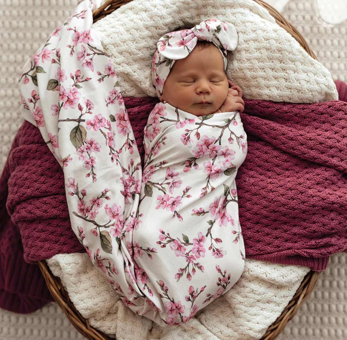 Snuggle Hunny Wrap & Topknot Set – Various