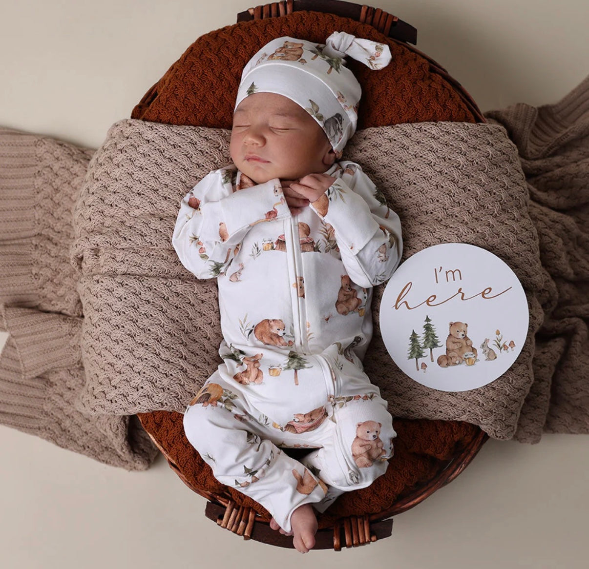 Snuggle Hunny Bears Snugglesuit Convertible Romper