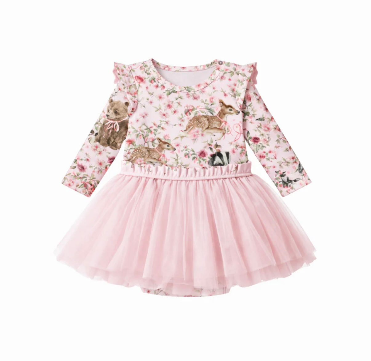 Confetti Kidz Baby Animals Onesie Tutu Dress
