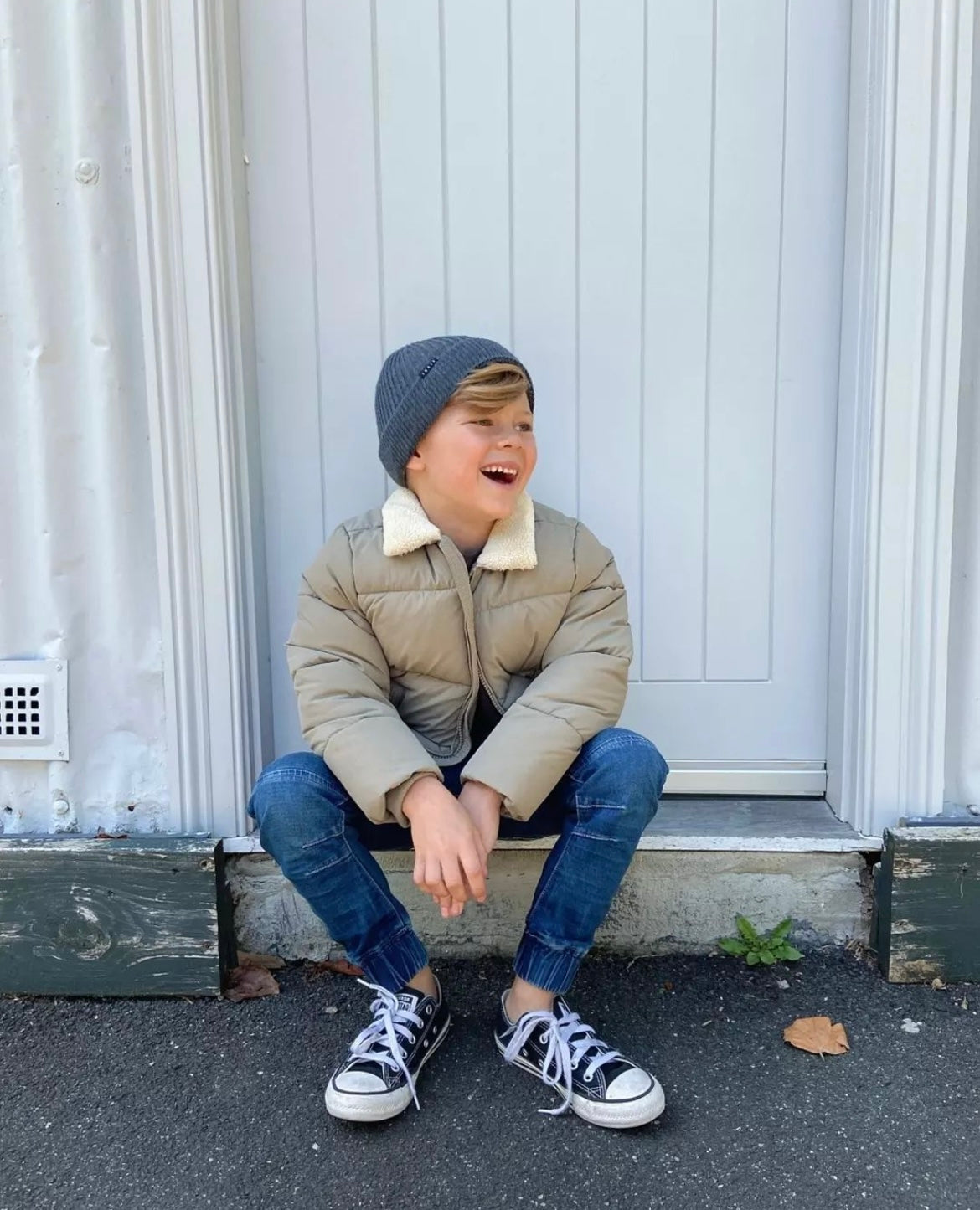 Indie Kids Arched Drifter Pant Dark Denim