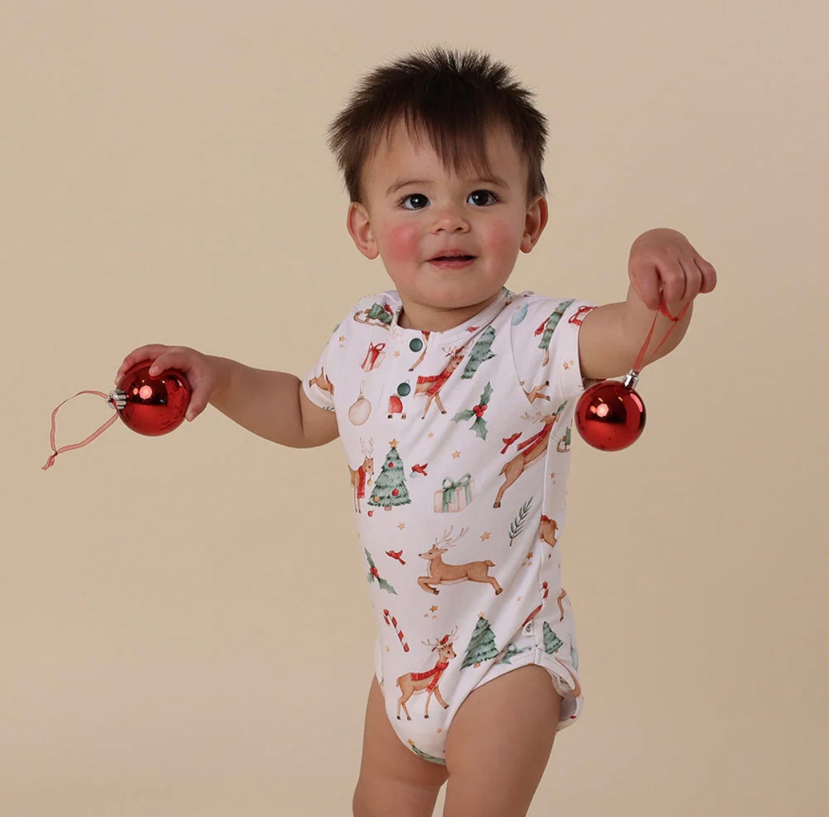 Snuggle Hunny Prancer & Friends Short Sleeve Bodysuit