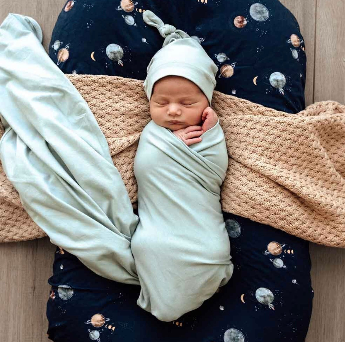 Snuggle Hunny Wrap & Beanie Set – Various