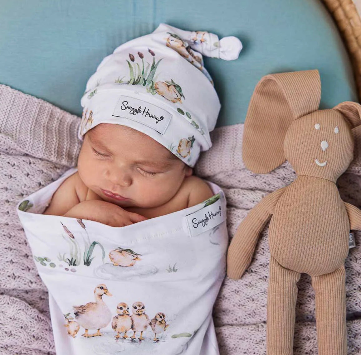 Snuggle Hunny Knotted Beanie – Various Colours