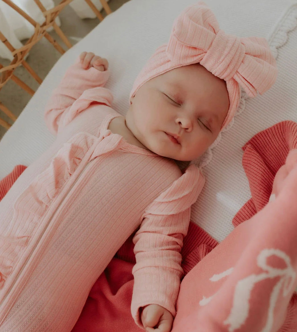 Confetti Kidz Oversized Topknot Candy Pink