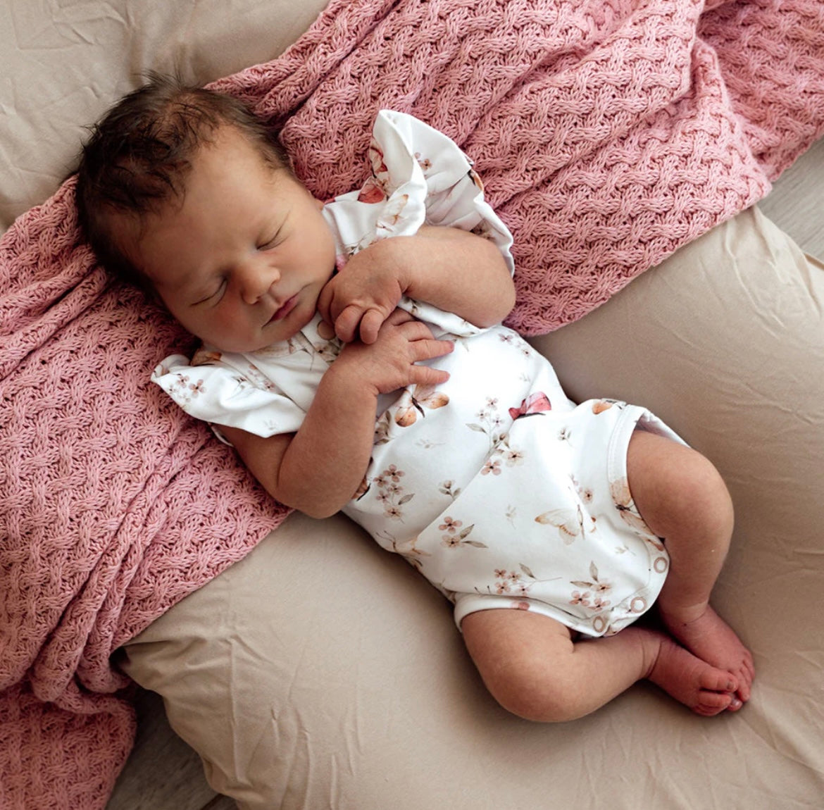 Snuggle Hunny Butterfly Short Sleeve Bodysuit