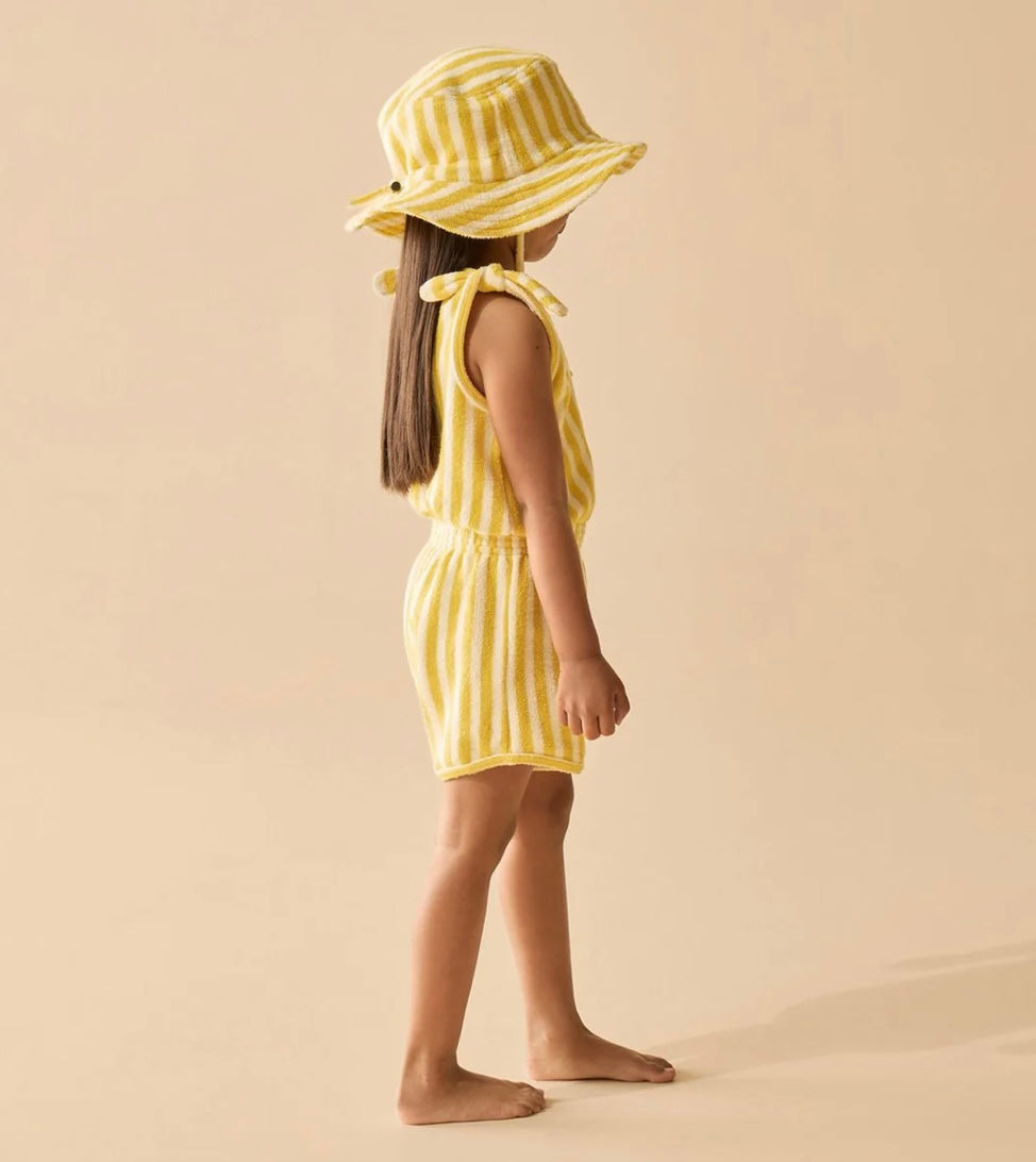 Wilson & Frenchy Honey Wave Organic Terry Playsuit