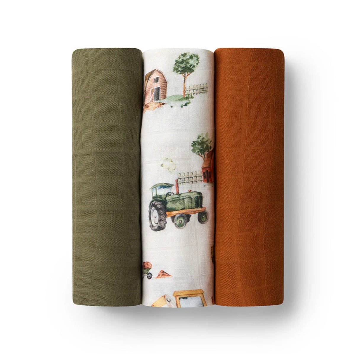Snuggle Hunny Large Organic Muslin Wraps 3 Pack – Various