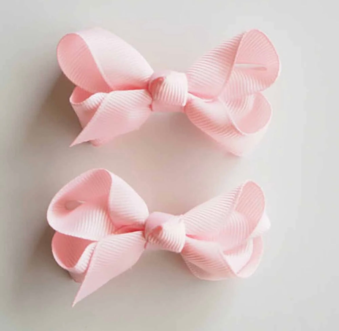 Snuggle Hunny Baby Pink Piggy Tail Hair Clip Bows