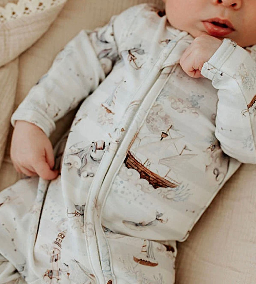 Confetti Kidz Magic Ocean Bamboo Zipsuit