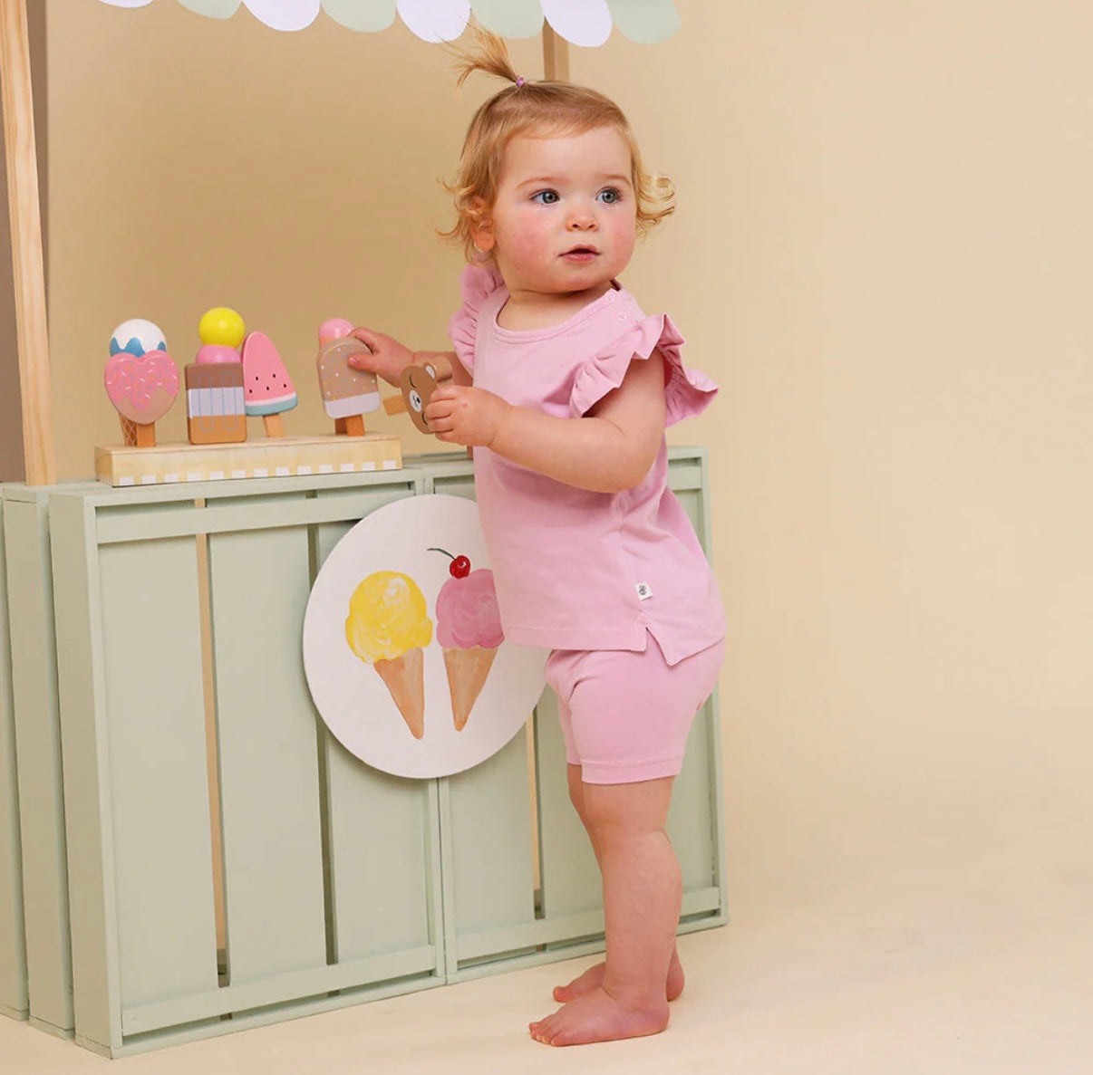 Snuggle Hunny Bubblegum T-Shirt with Frill