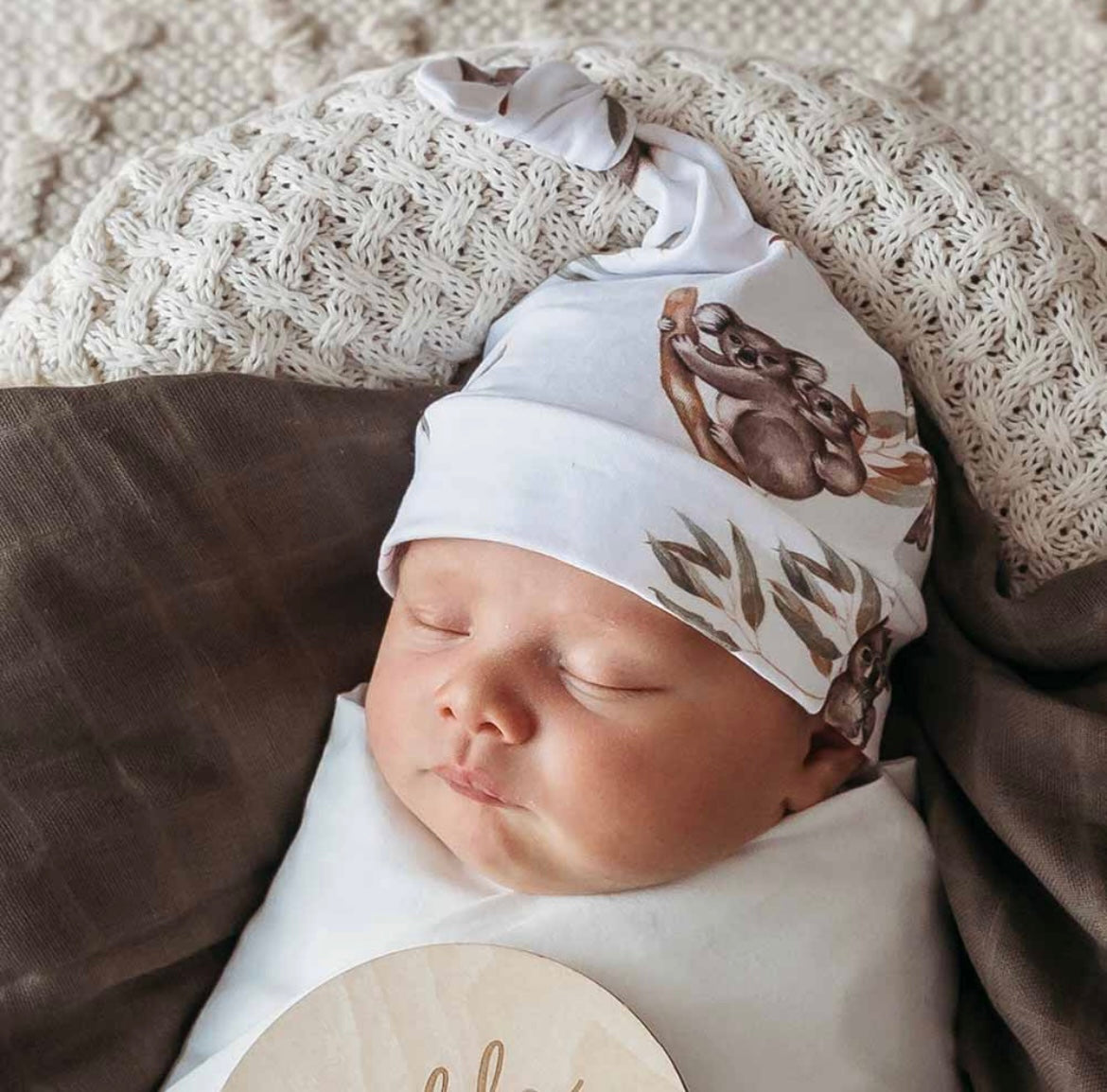 Snuggle Hunny Knotted Beanie – Various Colours