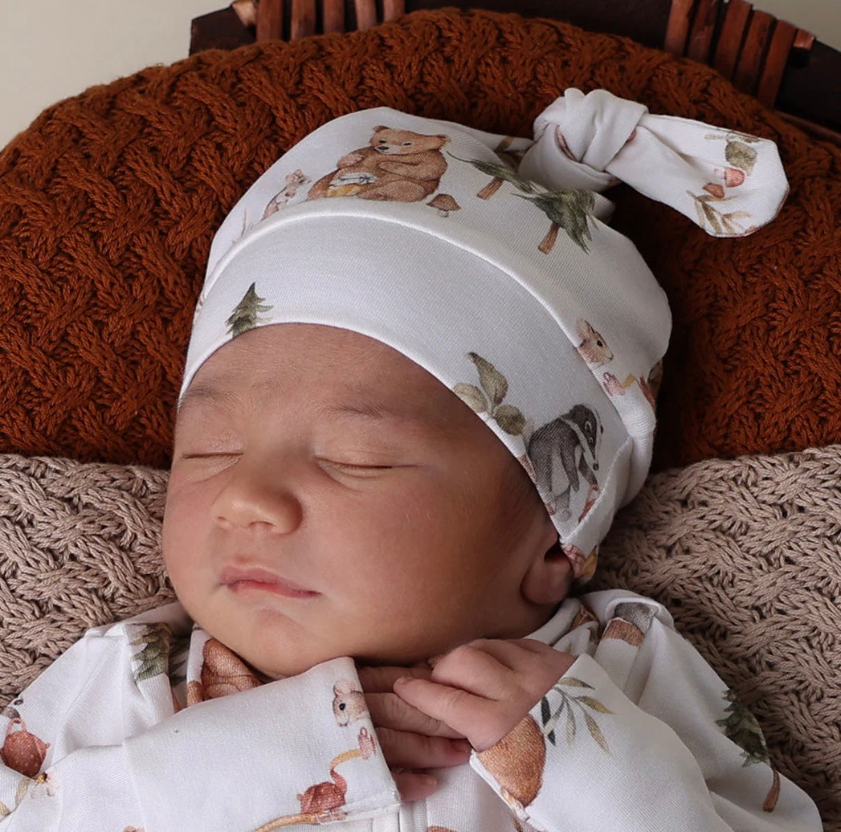 Snuggle Hunny Knotted Beanie – Various Colours