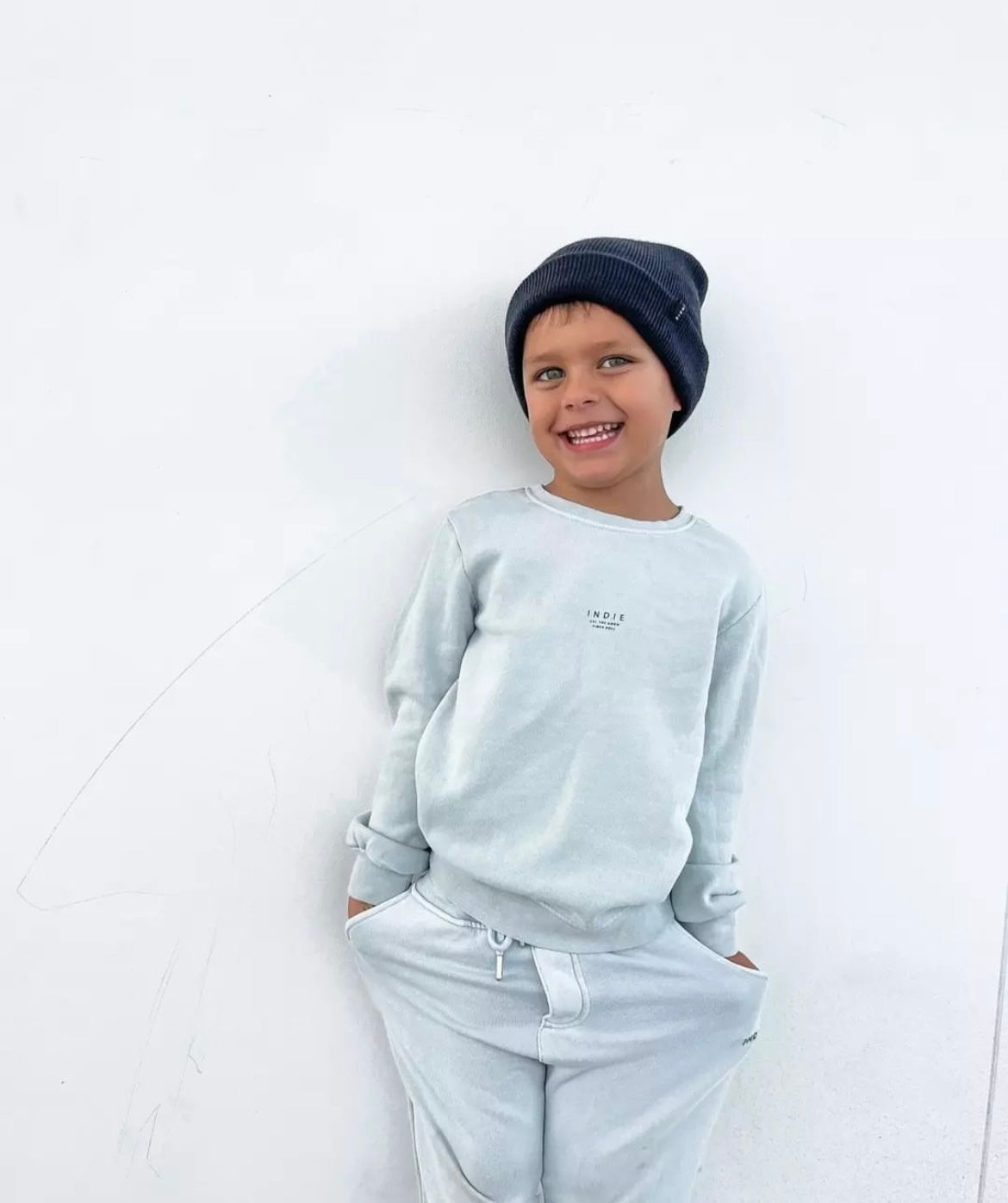 Indie Kids Marcoola L/S Tee Light Aqua