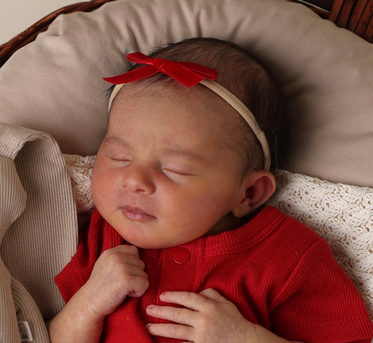 Snuggle Hunny Velvet Hair Bow Headband – Various