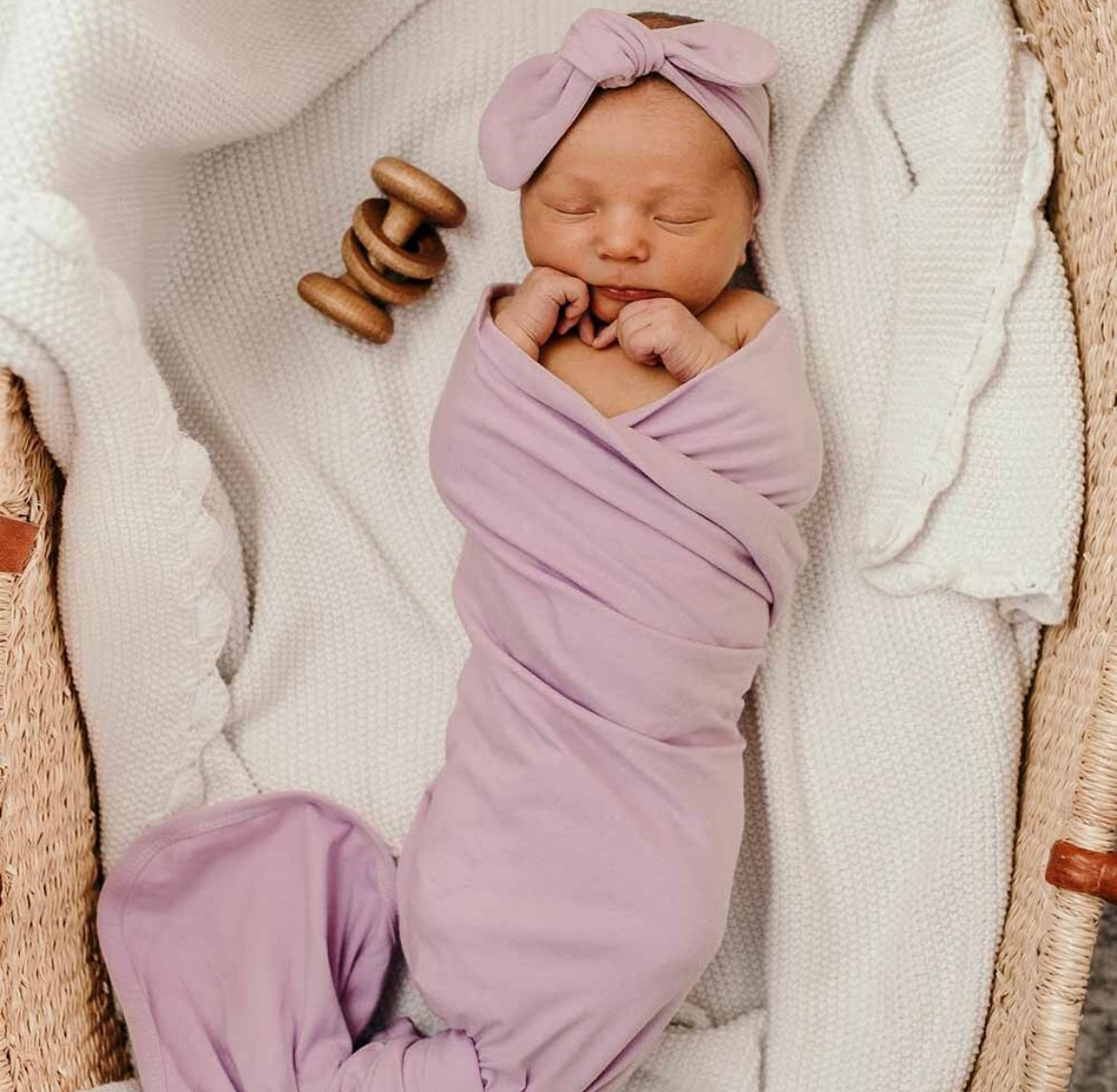 Snuggle Hunny Wrap & Topknot Set – Various Designs