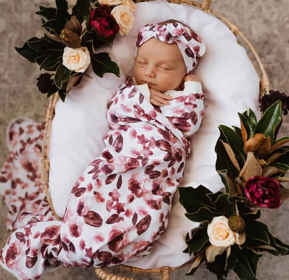 Snuggle Hunny Wrap & Topknot Set – Various Designs
