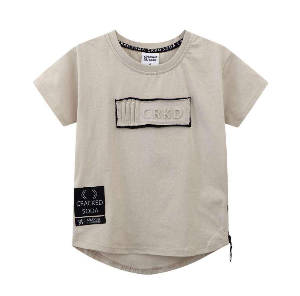 Cracked Soda Oakes Tee Oatmeal
