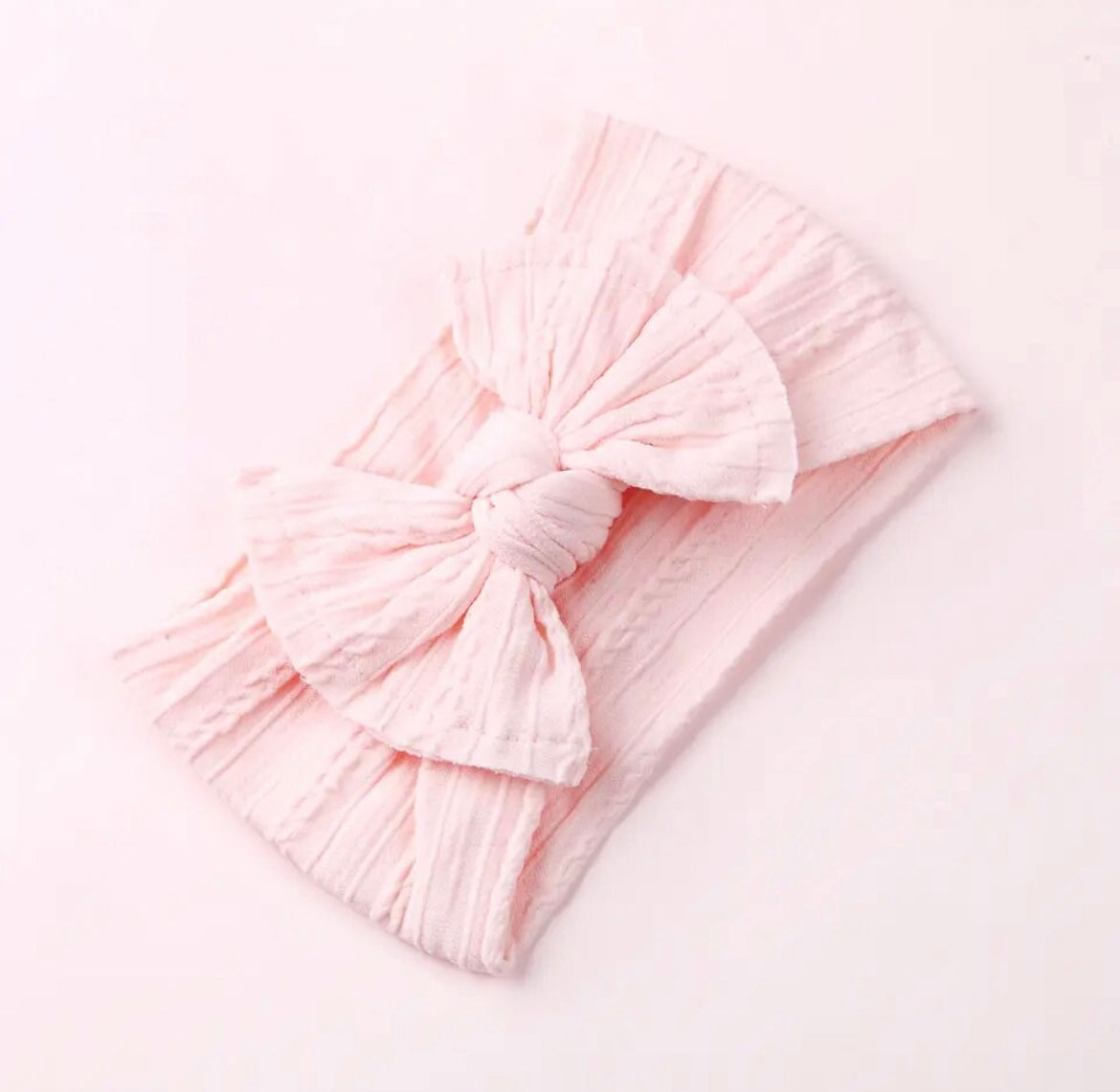 Topknot Bow Headband – Various Colours
