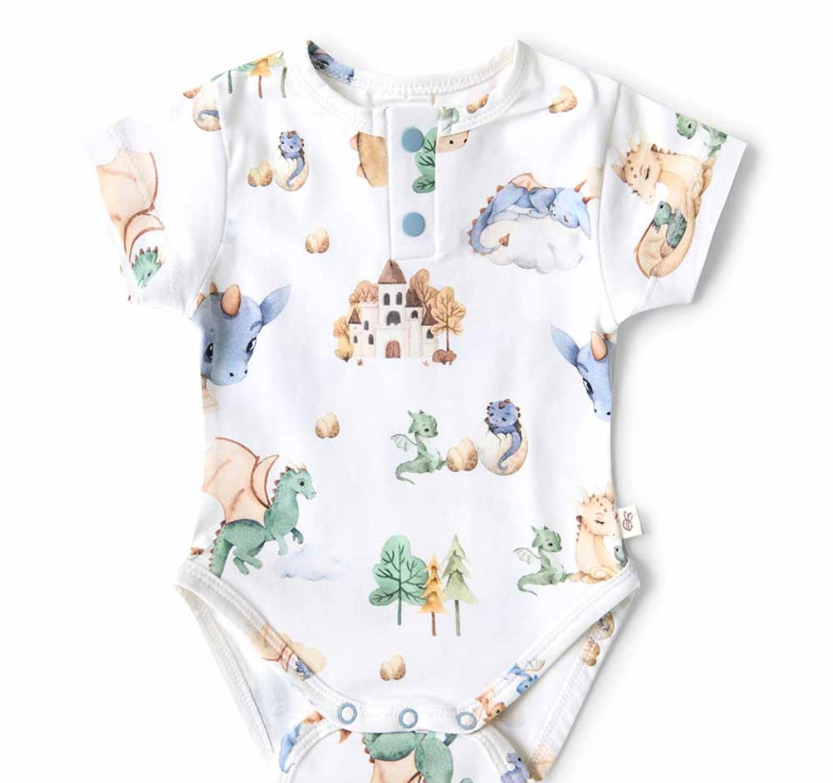 Snuggle Hunny Dragon Short Sleeve Bodysuit