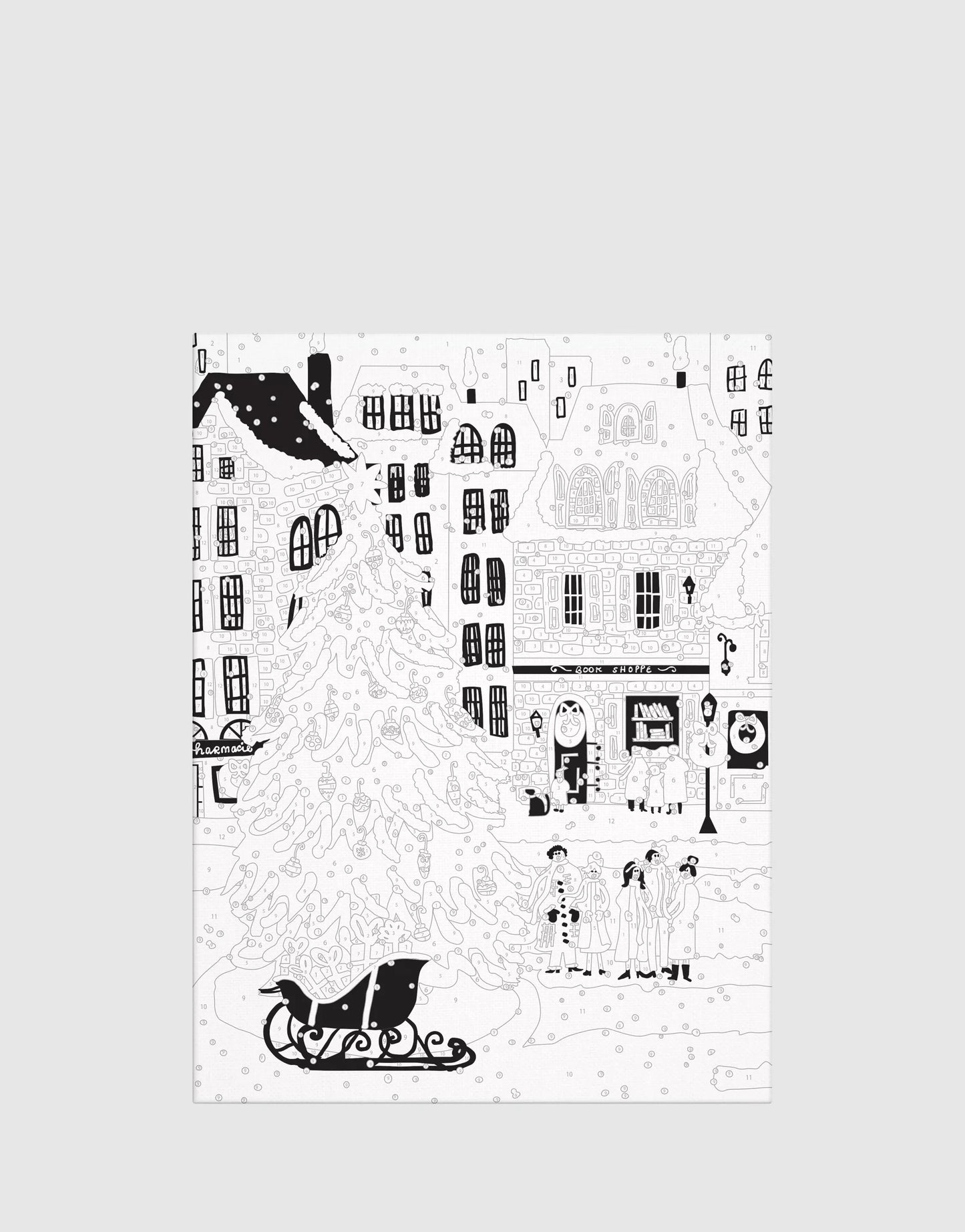 Joy Laforme Christmas Square Paint by Numbers Kit