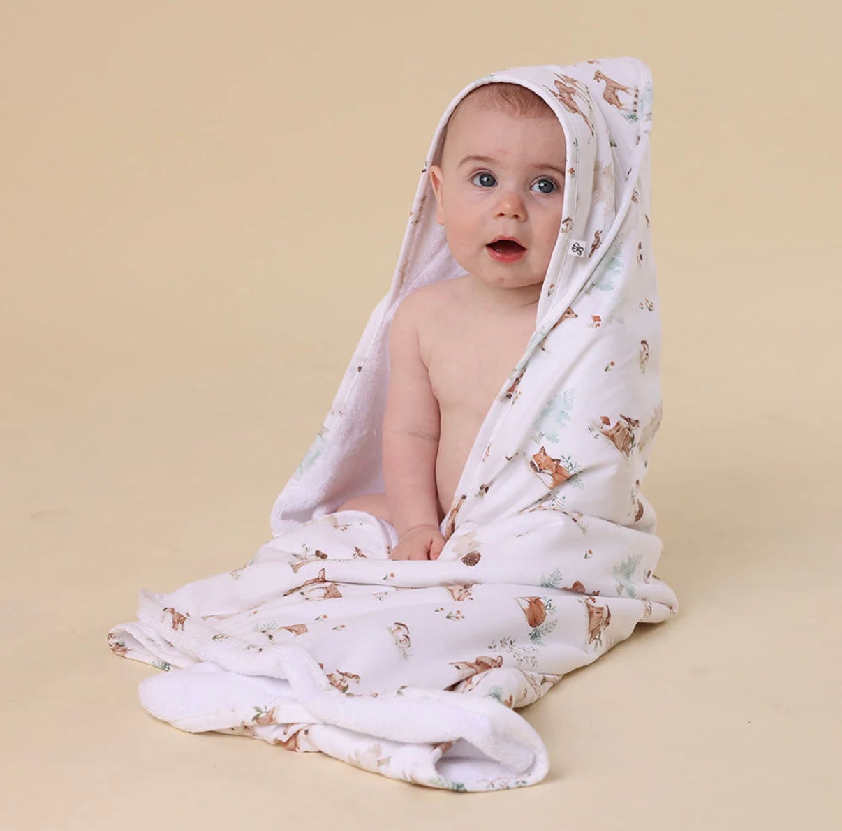 Snuggle Hunny Woodland Tales Hooded Baby Towel