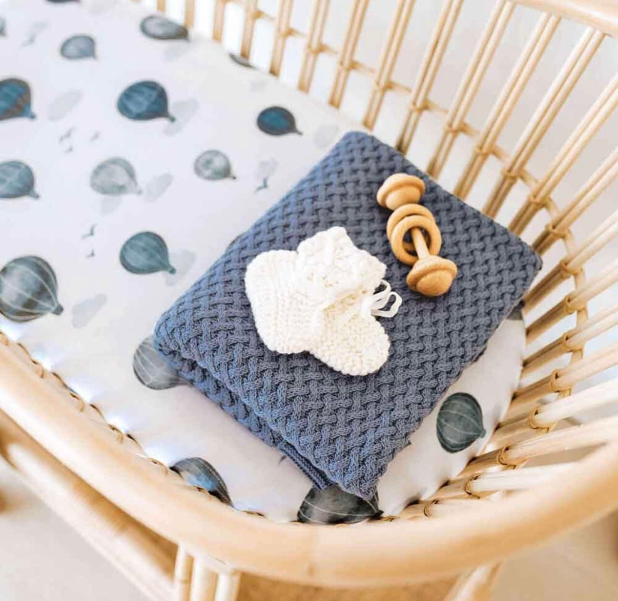 Snuggle Hunny River Diamond Knit Baby Blanket