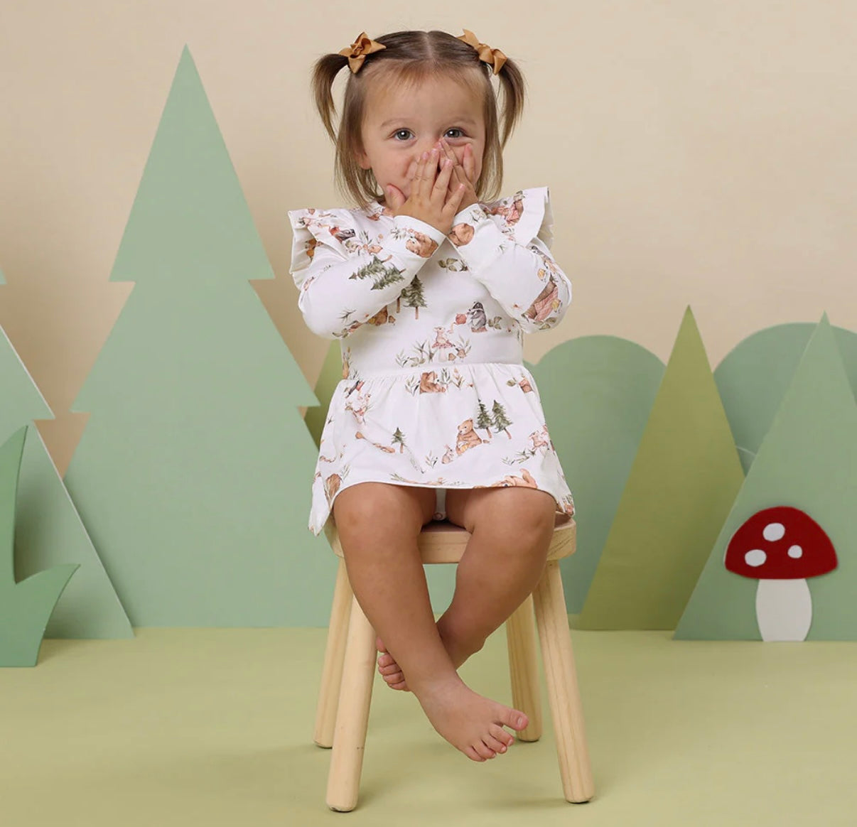 Snuggle Hunny Bears Long Sleeve Dress