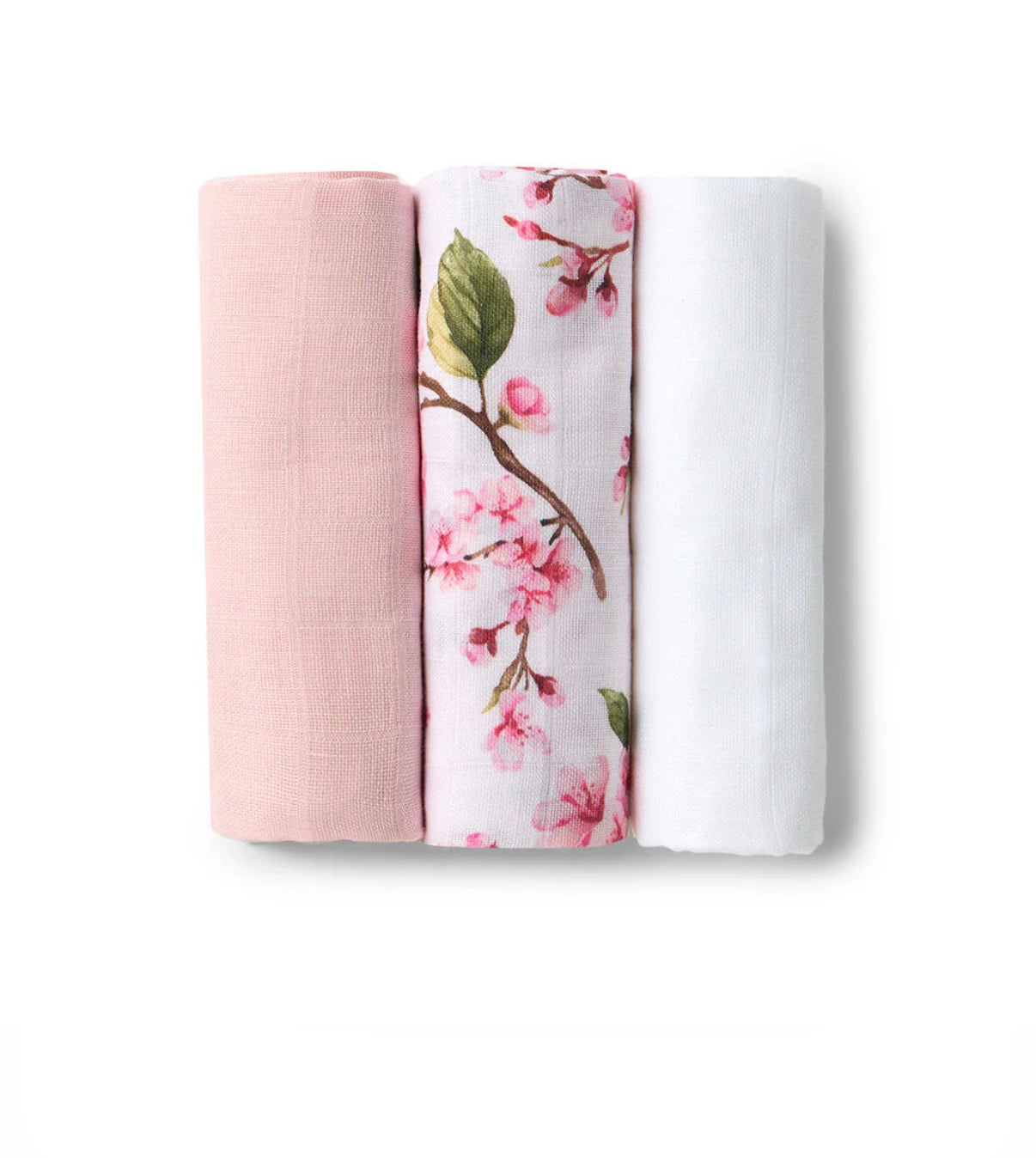 Snuggle Hunny Small Organic Muslin Burp Cloths 3 Pack – Various