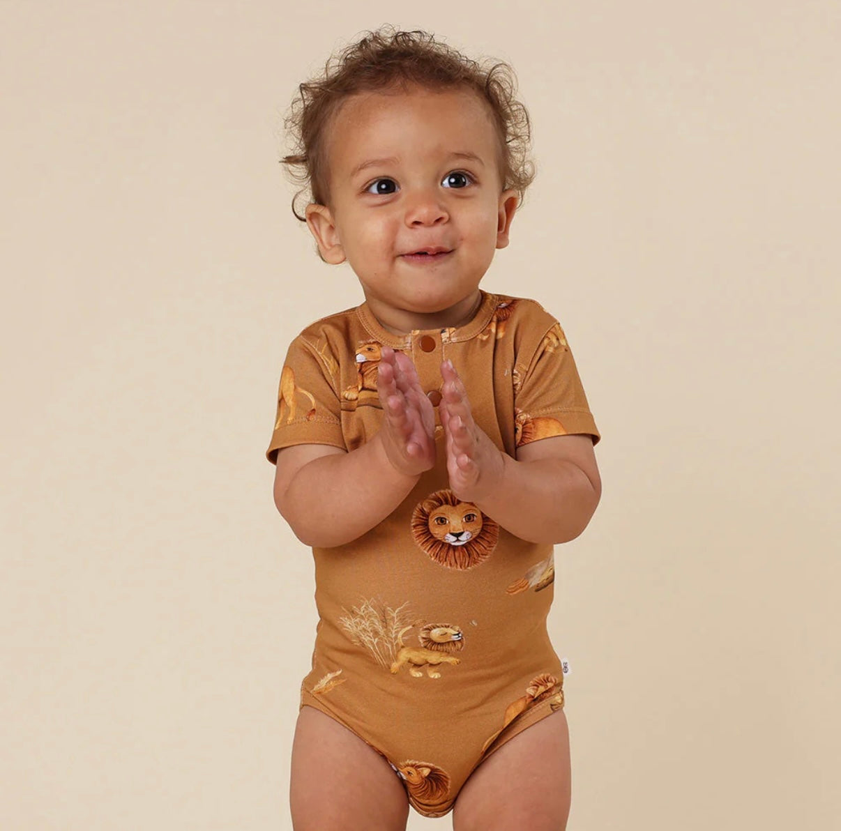 Snuggle Hunny Roar Short Sleeve Bodysuit