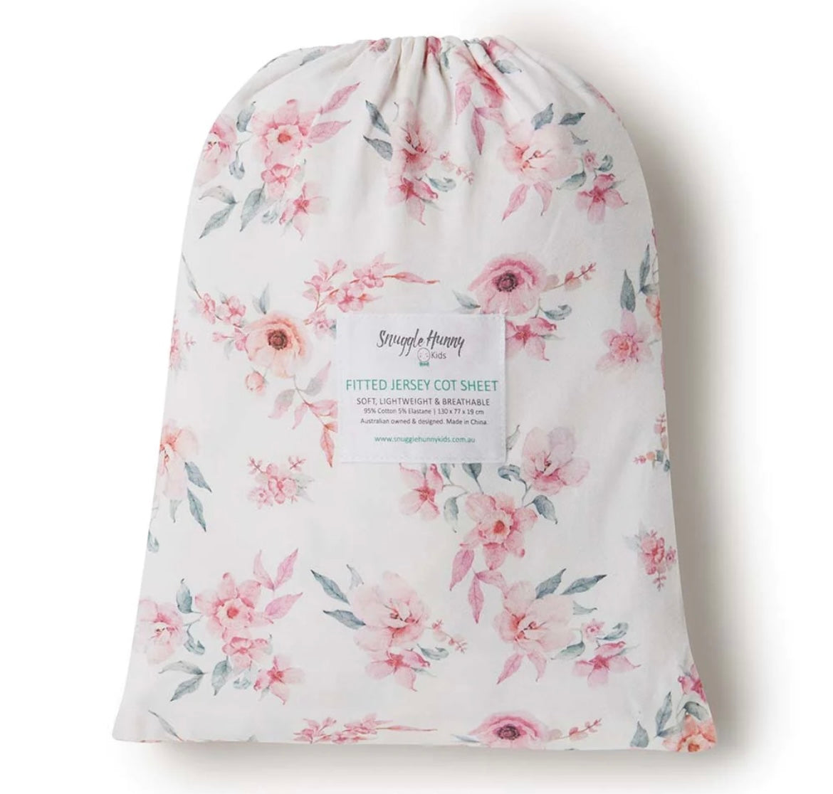 Snuggle Hunny Fitted Cot Sheet Camille