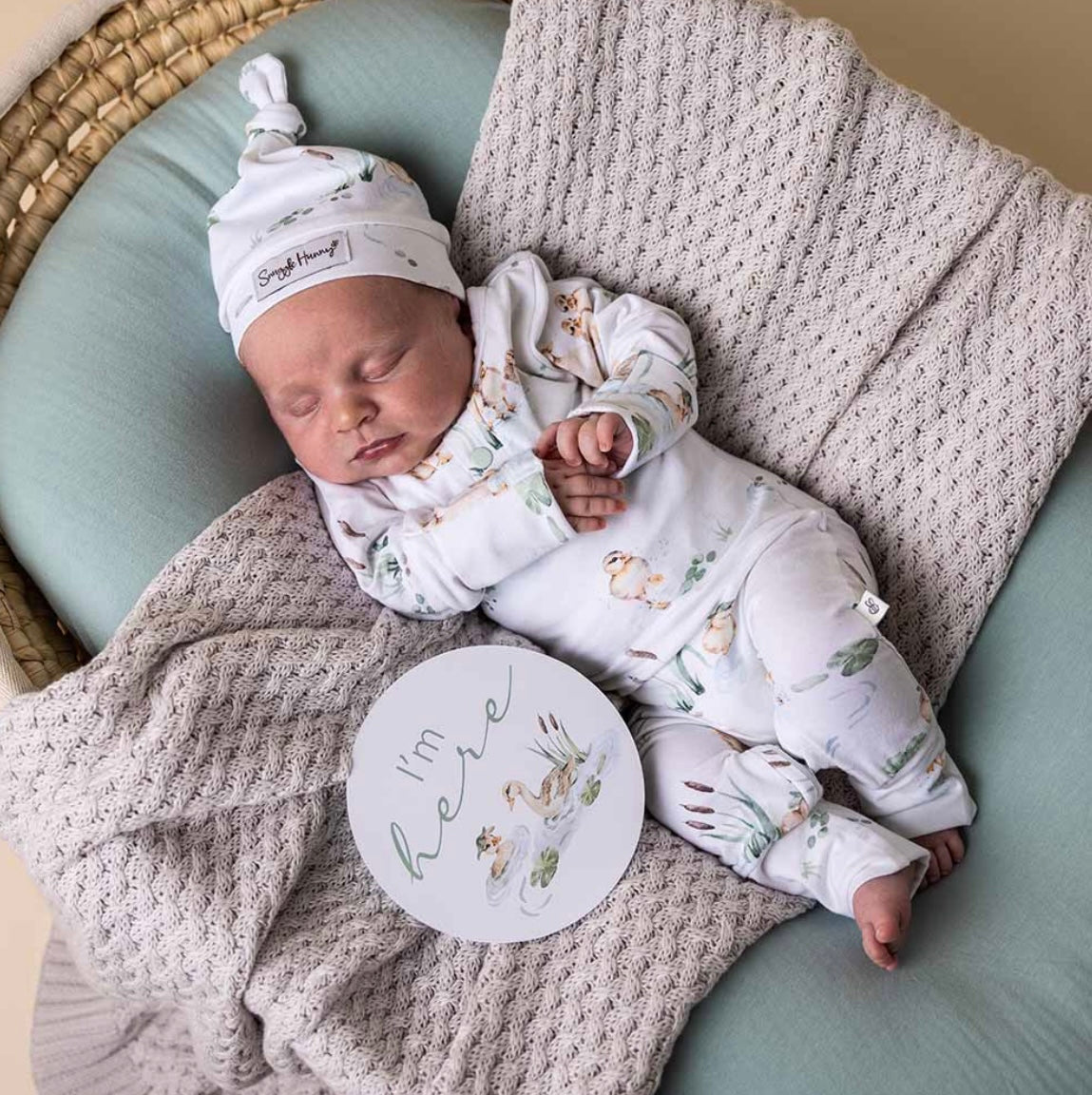 Snuggle Hunny Duck Pond Growsuit