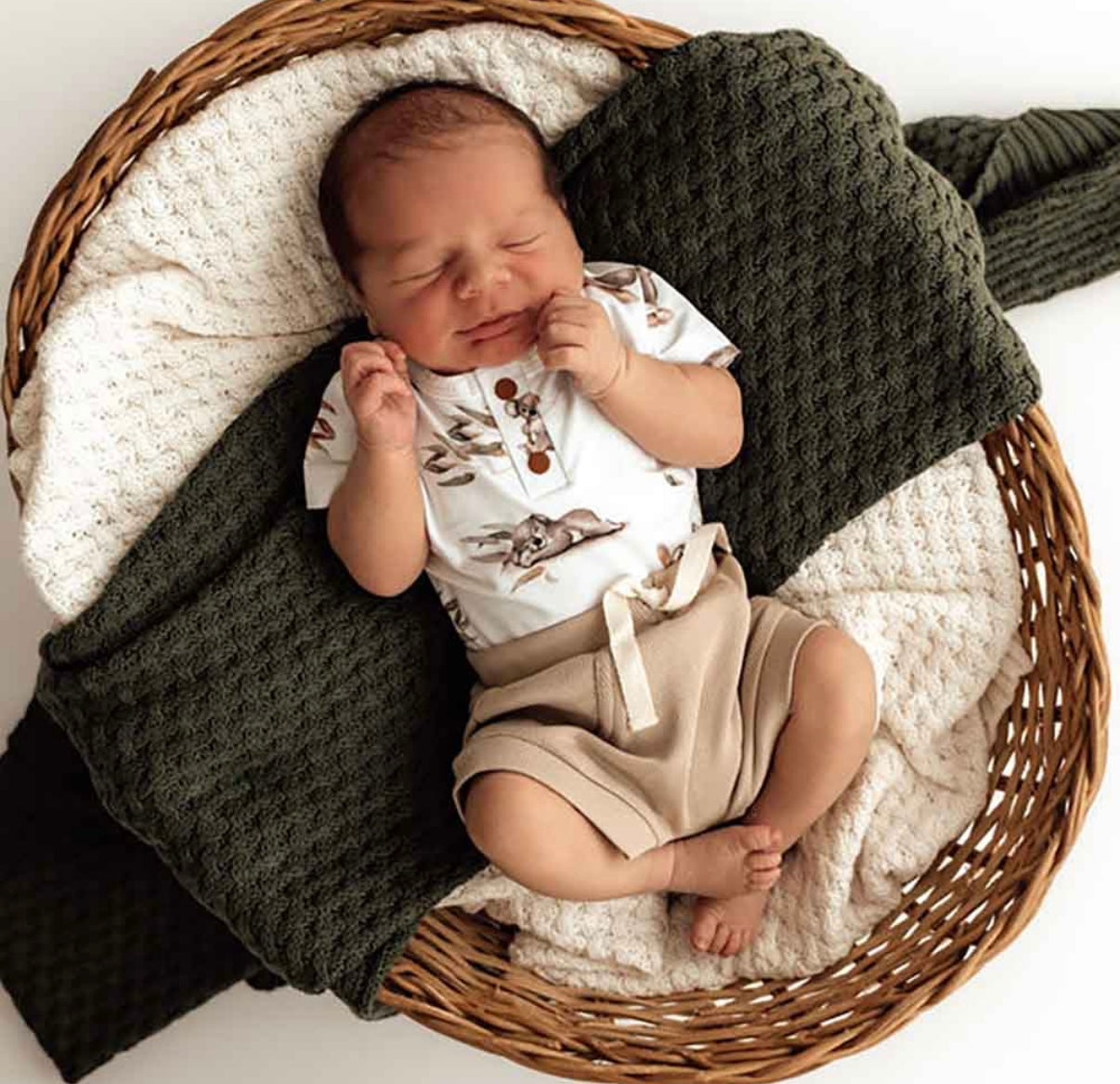 Snuggle Hunny Koala Short Sleeve Bodysuit