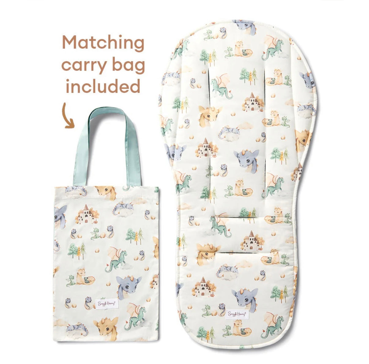 Snuggle Hunny Dragon Universal Pram Liner