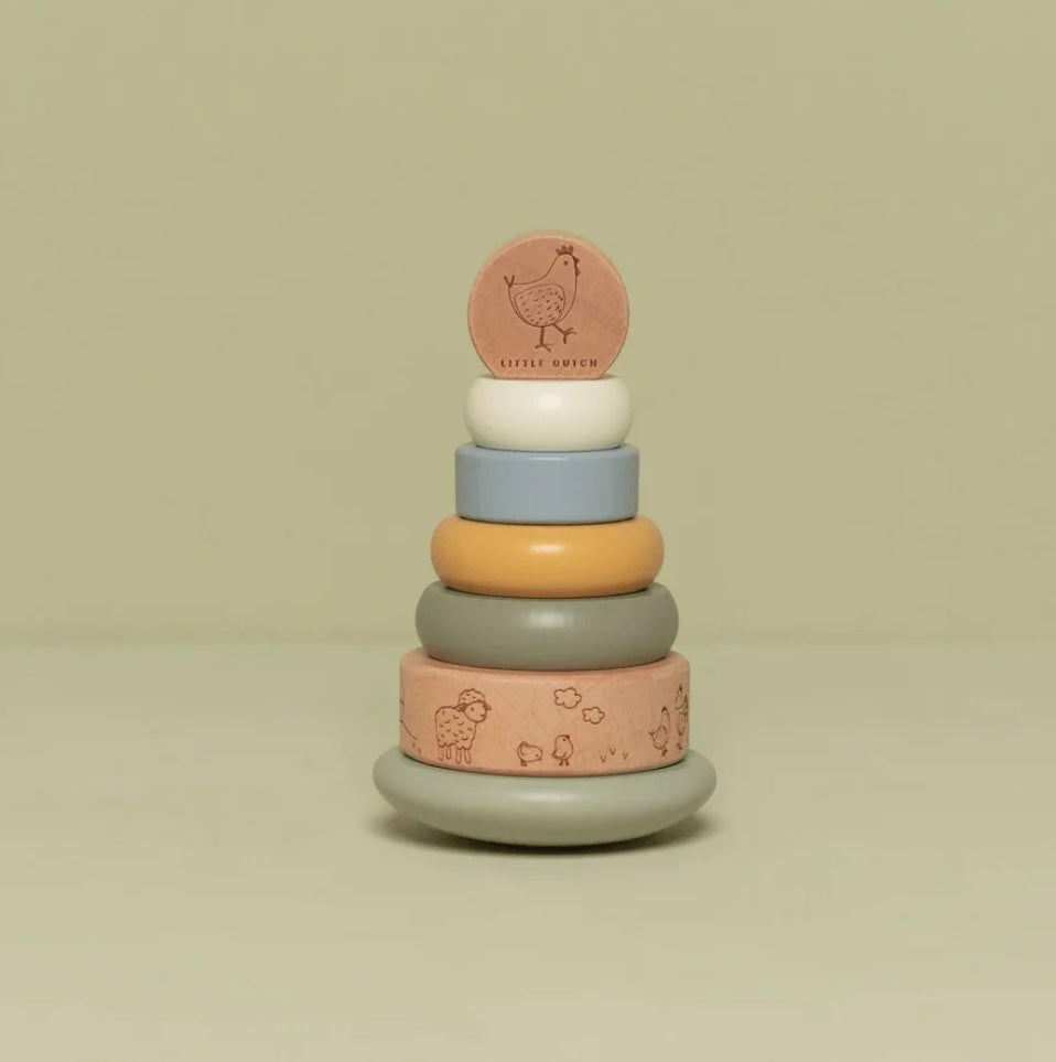Little Dutch Little Farm Rocking Ring Stacker