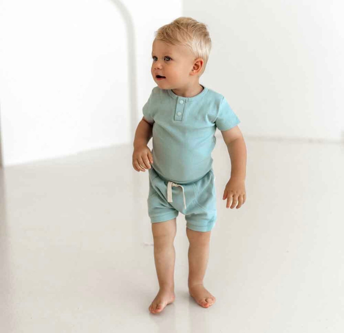 Snuggle Hunny Sage Shorts