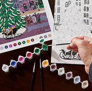 Joy Laforme Christmas Square Paint by Numbers Kit